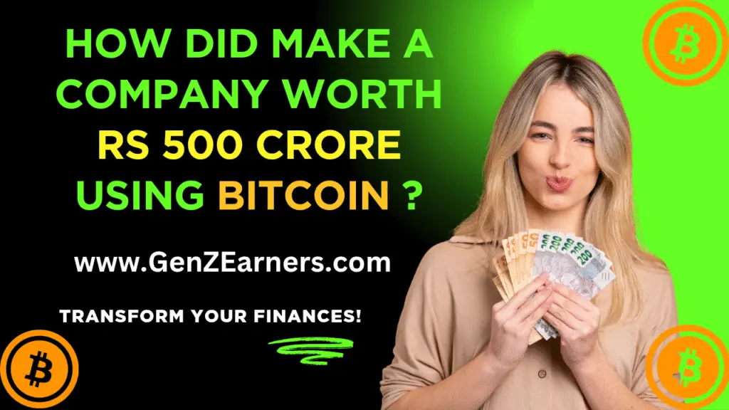How did make a company worth Rs 500 Crore using Bitcoin