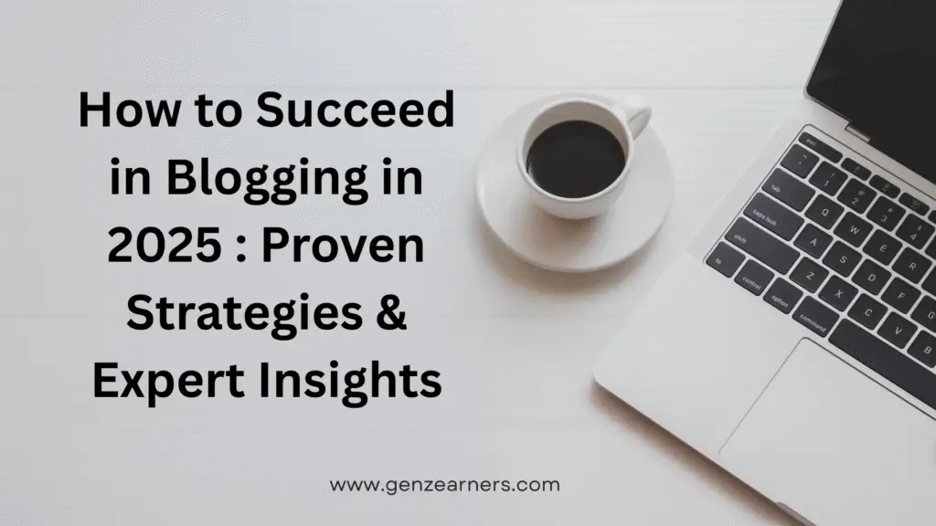 How to succeed in blogging in 2025 : Problem Strategies and Expert insights